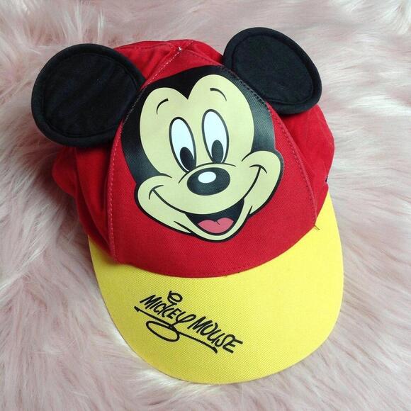 Disney Parks Mickey Mouse Youth Adjustable Baseball Cap - Picture 1 of 4